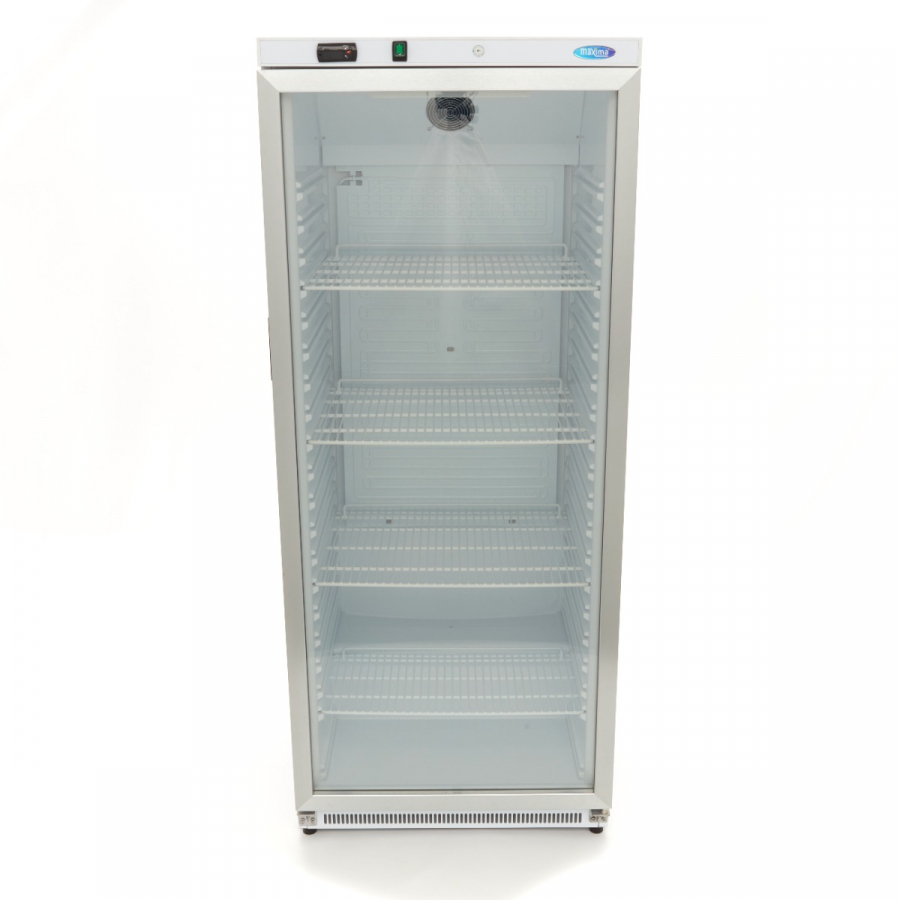 Kühlschrank - 600L - Weiß - mit Glastür