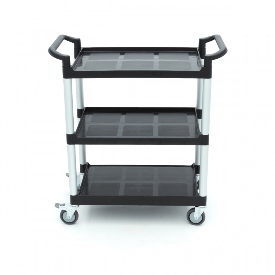 Servierwagen - 3 Kunststoffregale - 86,5 x 42,5 cm Servierwagen - 3 Kunststoffregale - 86,5 x 42,5 cm