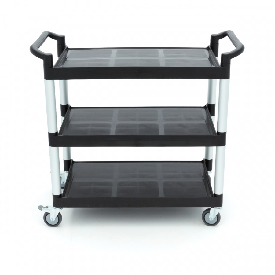 Servierwagen - 3 Kunststoffregale - 103 x 50,5 cm Servierwagen - 3 Kunststoffregale - 103 x 50,5 cm