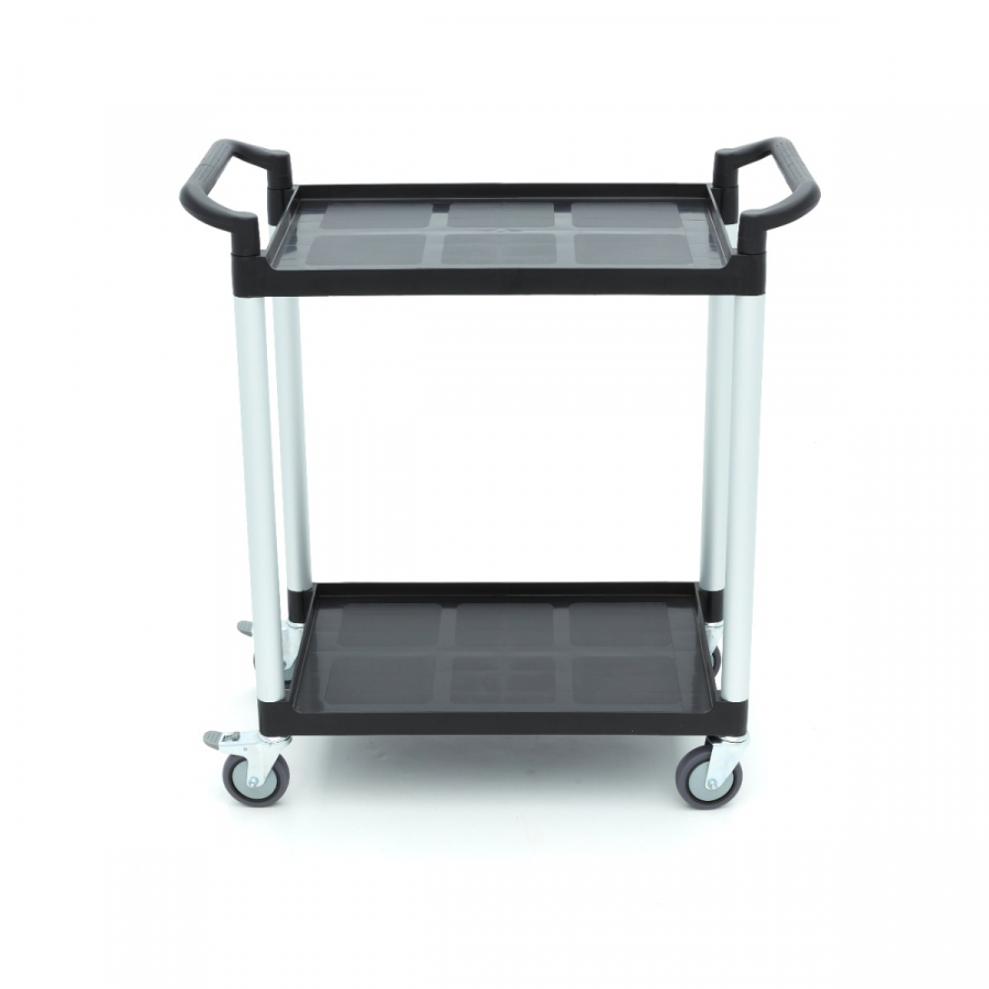 Servierwagen - 2 Kunststoffregale - 86,5 x 42,5 cm Servierwagen - 2 Kunststoffregale - 86,5 x 42,5 cm