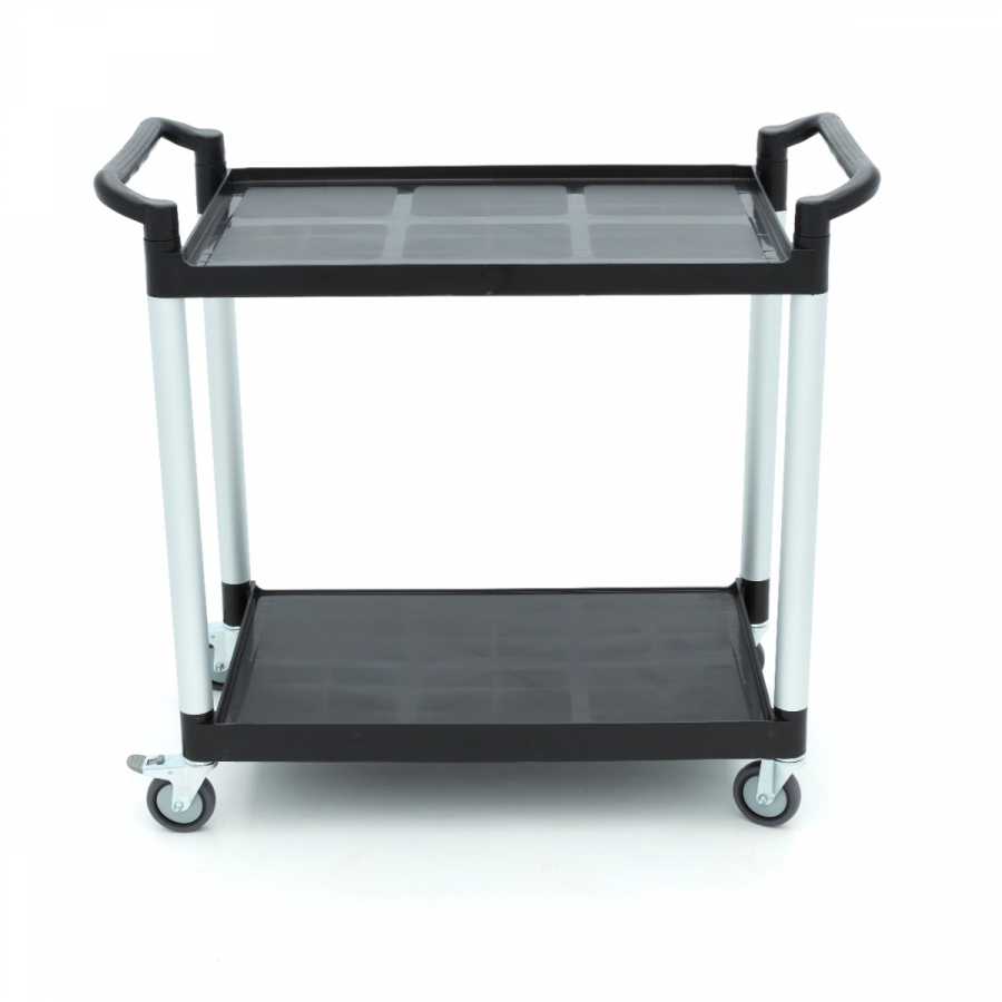 Servierwagen - 2 Kunststoffregale - 103 x 50,5 cm Servierwagen - 2 Kunststoffregale - 103 x 50,5 cm