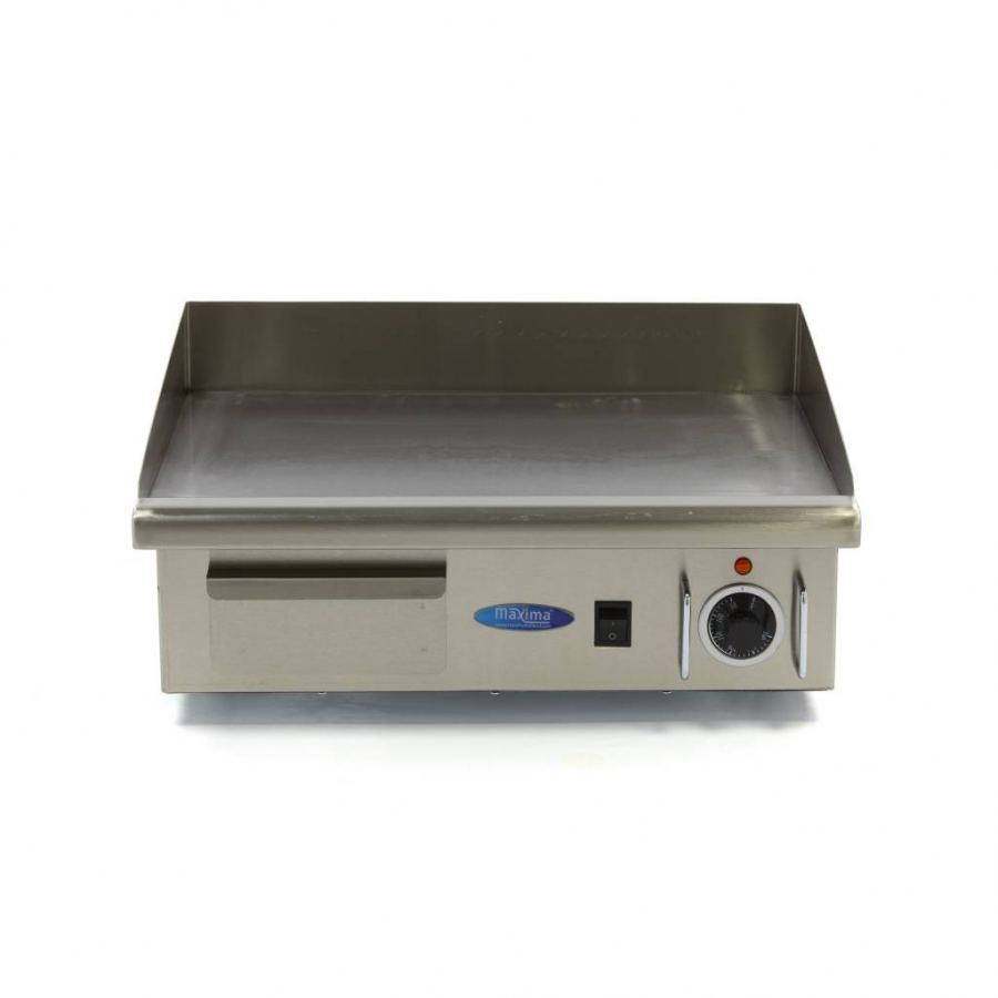 Grillplatte - Glatt - 55 cm - inkl. Tropfschale
