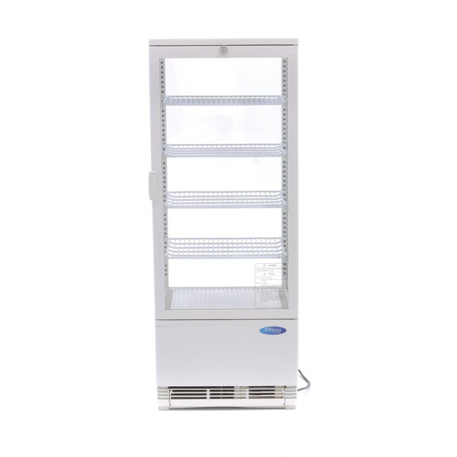 Kühlvitrine - 98 l - 43 cm - Weiß