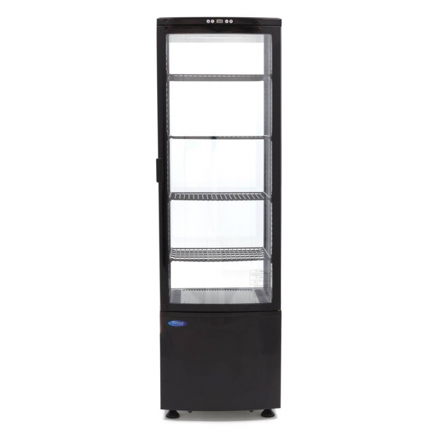 Kühlvitrine - 235 l - 52 cm - Schwarz