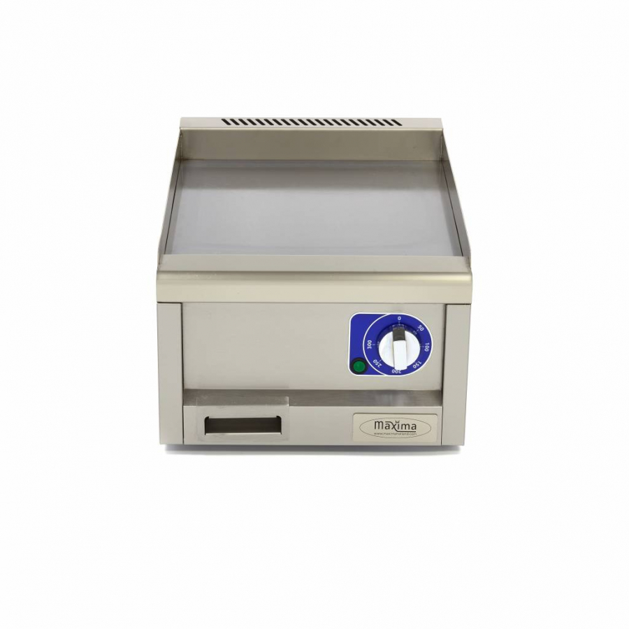 Commerciële grillplaat - Glad - Enkel apparaat - 60cm diep - Elektrisch