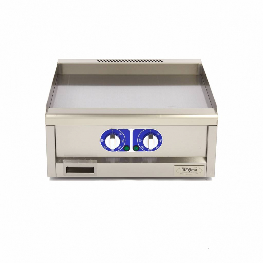 Gewerbegrillplatte - glatt - Doppelgerät - 60 cm tief - elektrisch - 400V