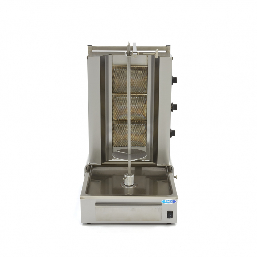 Dönergrill - 3 branders - 40kg vlees - gas