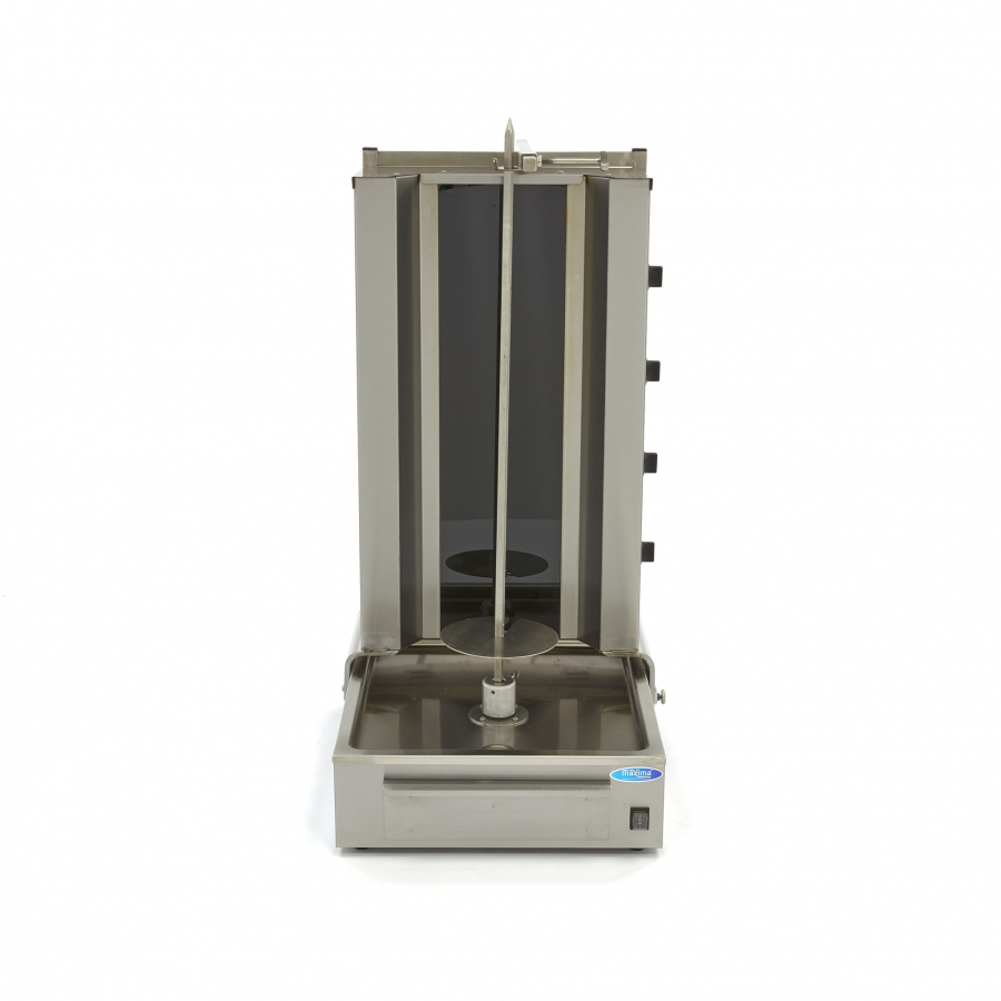 Dönergrill - 4 branders - 70kg vlees - Elektrisch