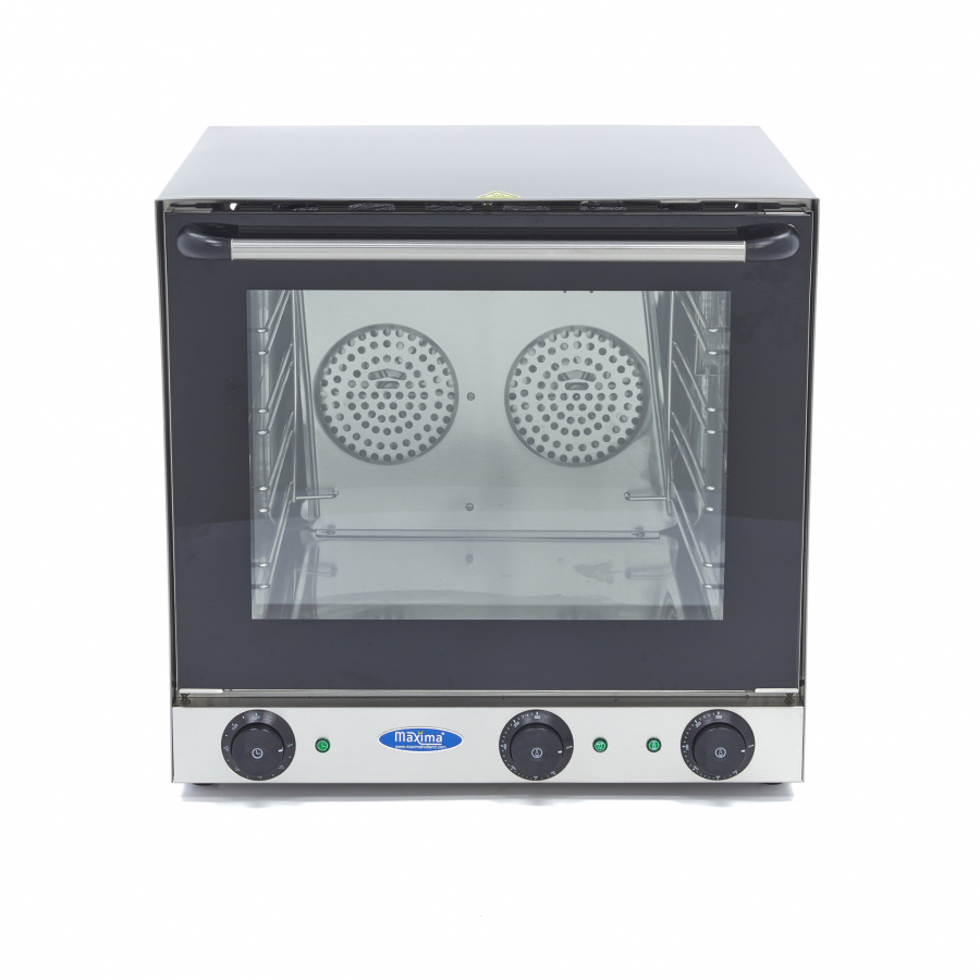 Konvektionsofen - Grill - Passend für 4 Tabletts - Eingebauter Timer - bis zu 300°C