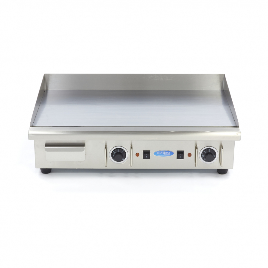 Grillplatte - Glattes Chrom - 73cm - inkl. Tropfschale - 400V