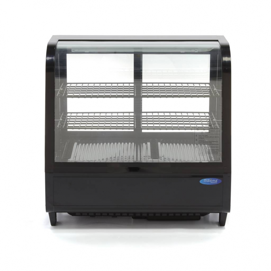 Glastürkühlschränke - 100 l - 68 cm - Hintere Schiebetür