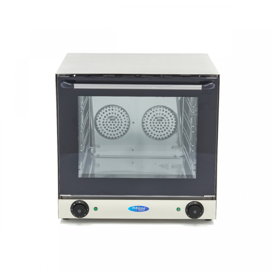Konvektionsofen - Passt 4 Tabletts - Eingebauter Timer - Bis zu 300 ° C