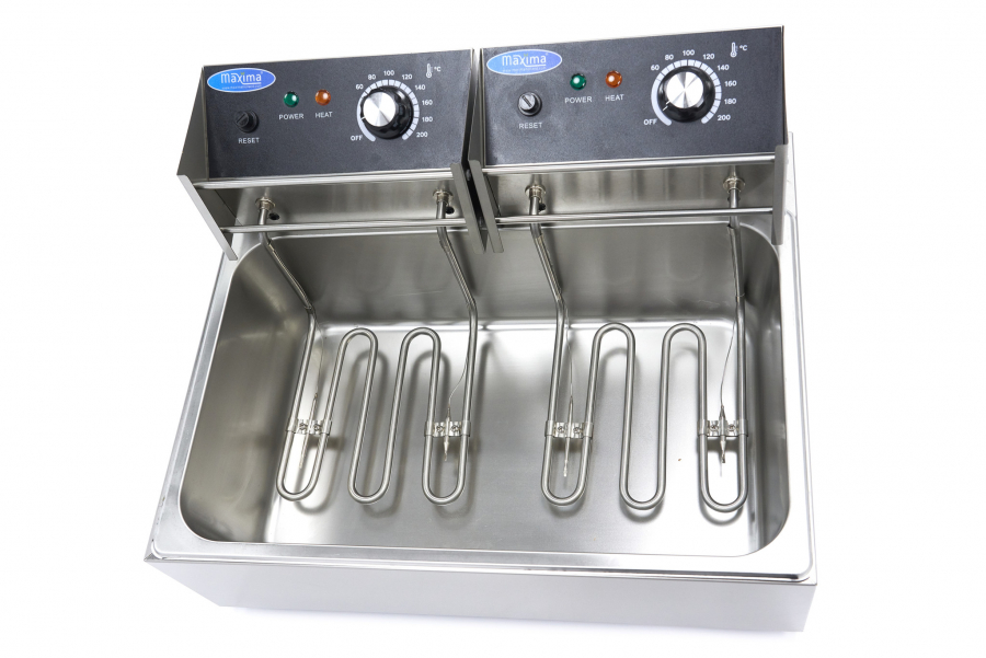 Fritteuse - 15L - 1 Korb - bis zu 3kg Pommes