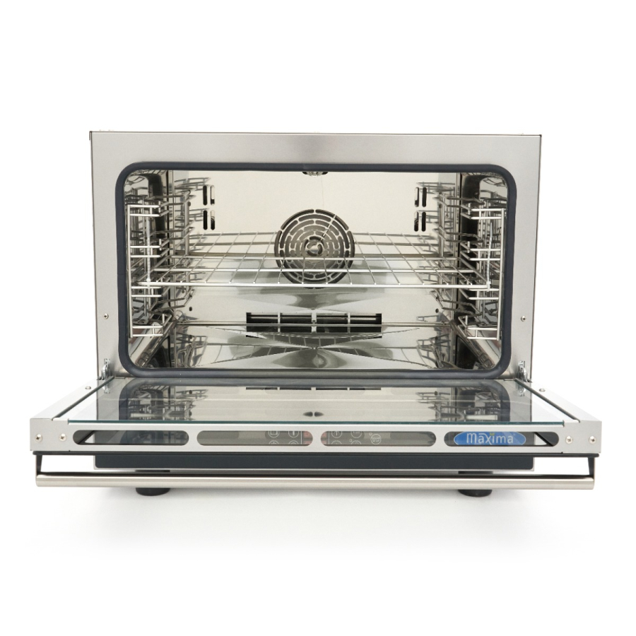 Kombi-stoomoven - Geschikt voor 4 bakken (1/1 GN / 60 x 40cm) - Digitale display - 400V