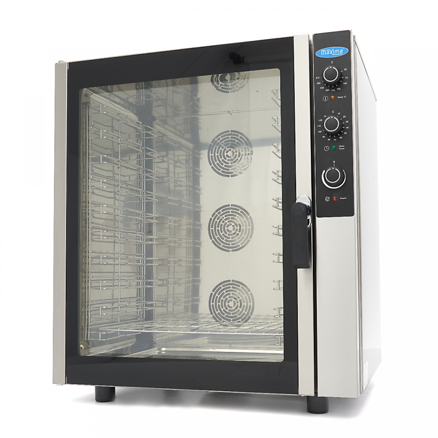 Kombi-Dampfgarer - Passend für 10 Tabletts (1/1 GN / 60 x 40cm) - Analog - 400V