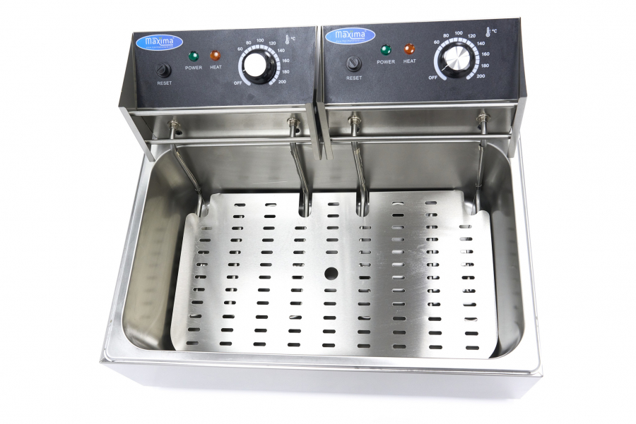 Fritteuse - 15L - 1 Korb - bis zu 3kg Pommes