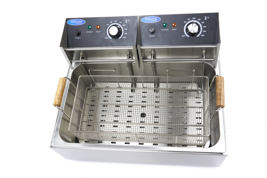 Fritteuse - 15L - 1 Korb - bis zu 3kg Pommes