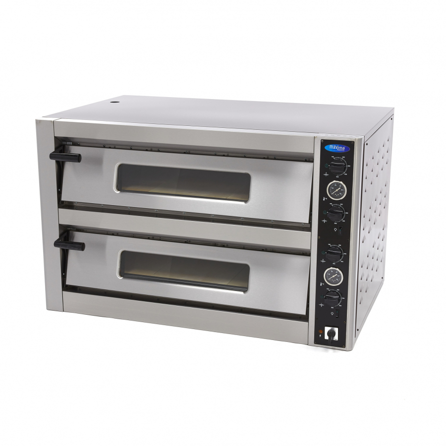 Pizzaoven voor 12 x Ø30cm pizza's dubbeldekker - Gastrohot