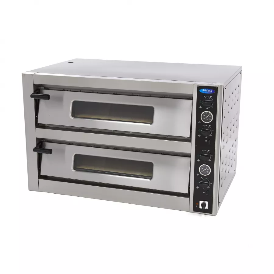 Pizzaofen für 12 x Ø30cm Pizzen Doppeldecker - Gastrohot