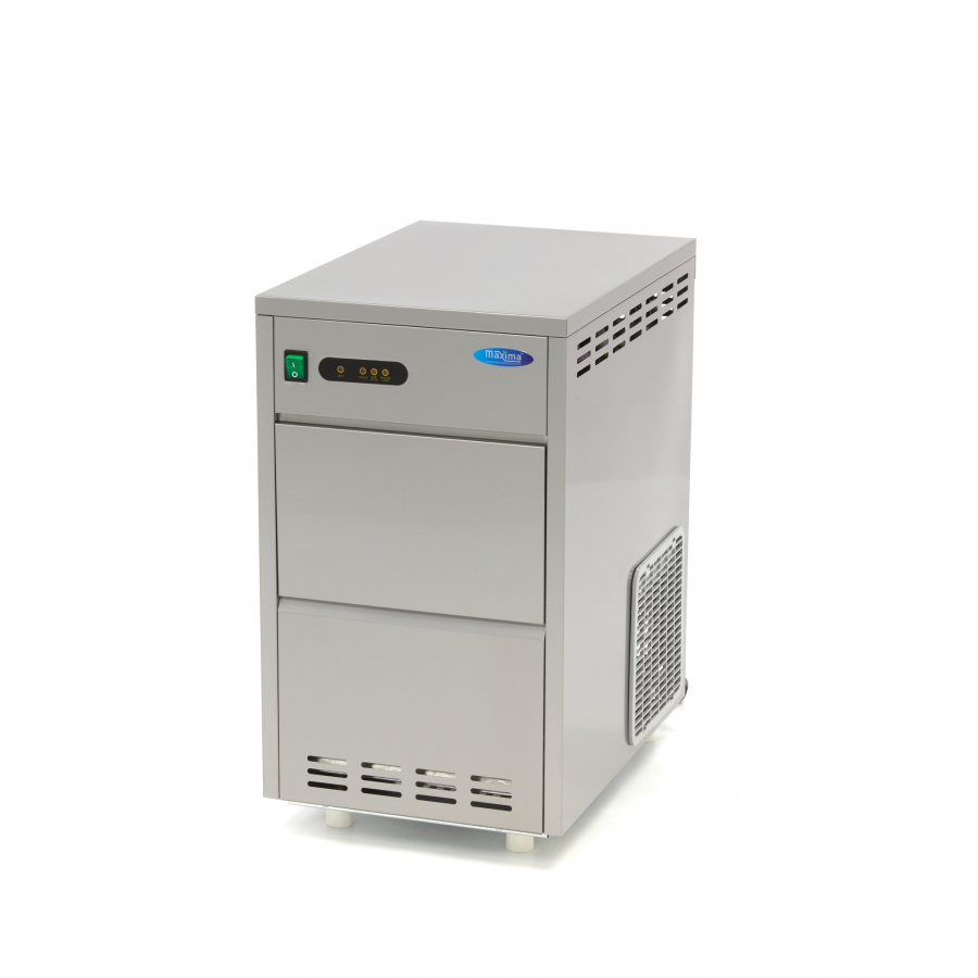 Gastro Eiswürfelmaschine - 30 kg/Tag - Wasser Gekühlt Gastro Eiswürfelmaschine - 30 kg/Tag - Wasser Gekühlt
