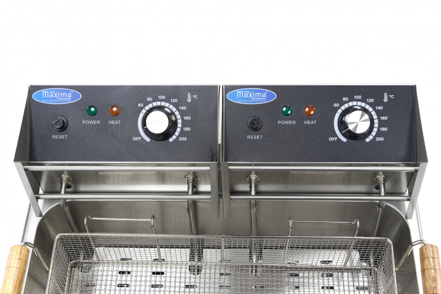 Fritteuse - 15L - 1 Korb - bis zu 3kg Pommes