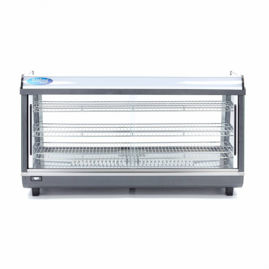 Warmtevitrine - 186 l - 121,5 cm - 3 planken