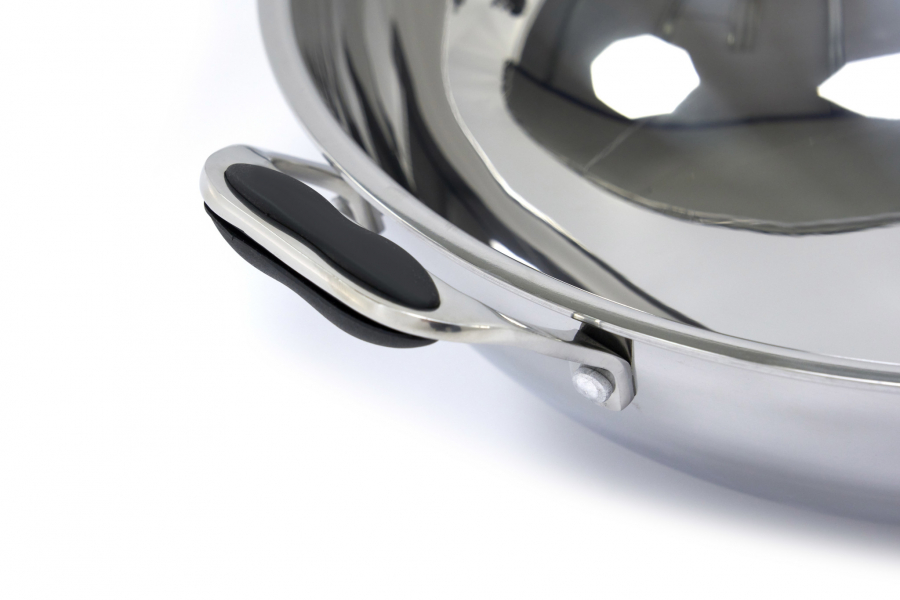 Wok-pan - Ø36cm - RVS - Inductie