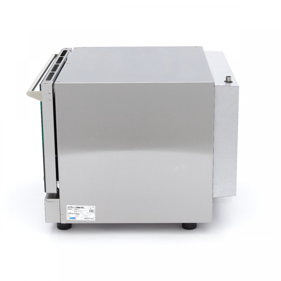 Kombi-stoomoven - Geschikt voor 4 bakken (1/1 GN / 60 x 40cm) - Digitale display - 400V