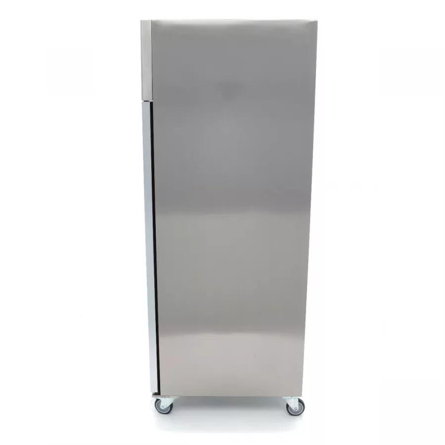 Gastro Kühlschrank - 700 l - 3 Einstellbare Regale (2/1 GN) - Rostfreier Stahl - mit Glastür