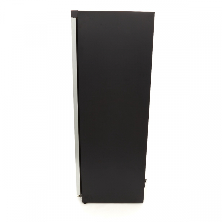 Gastro vrieskast 600 l Zwart met glazen deur – 6 planken