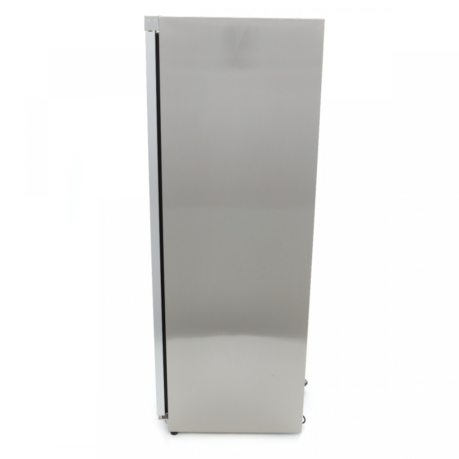 Gefrierschrank - 600L - Edelstahl - mit Glastür