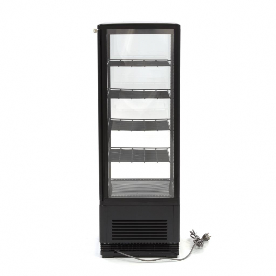 Kühlvitrine - 98 l - 43 cm - Schwarz