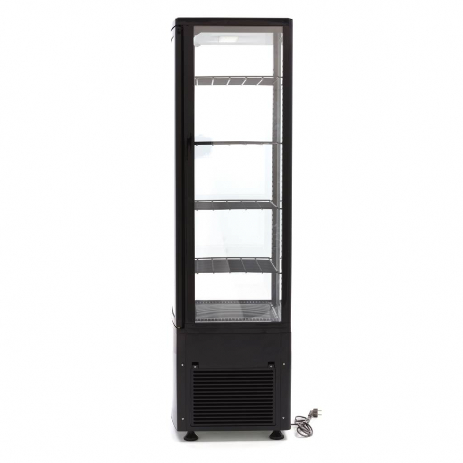 Kühlvitrine - 235 l - 52 cm - Schwarz