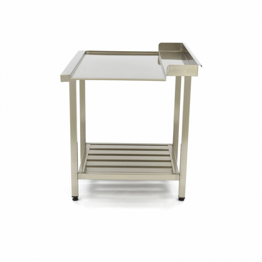 Vaatwasser tafel - 90 x 75cm - Links - met spatbescherming en opbergruimte