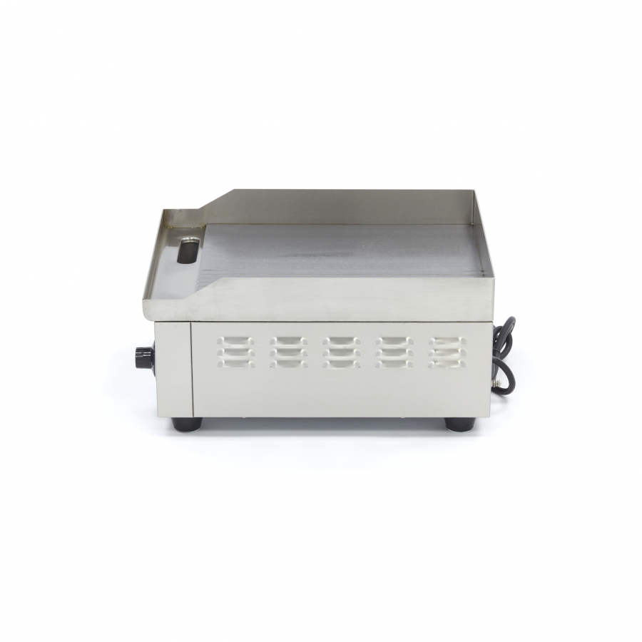 Grillplaat - half geribbeld - 36cm - inclusief opvangbak