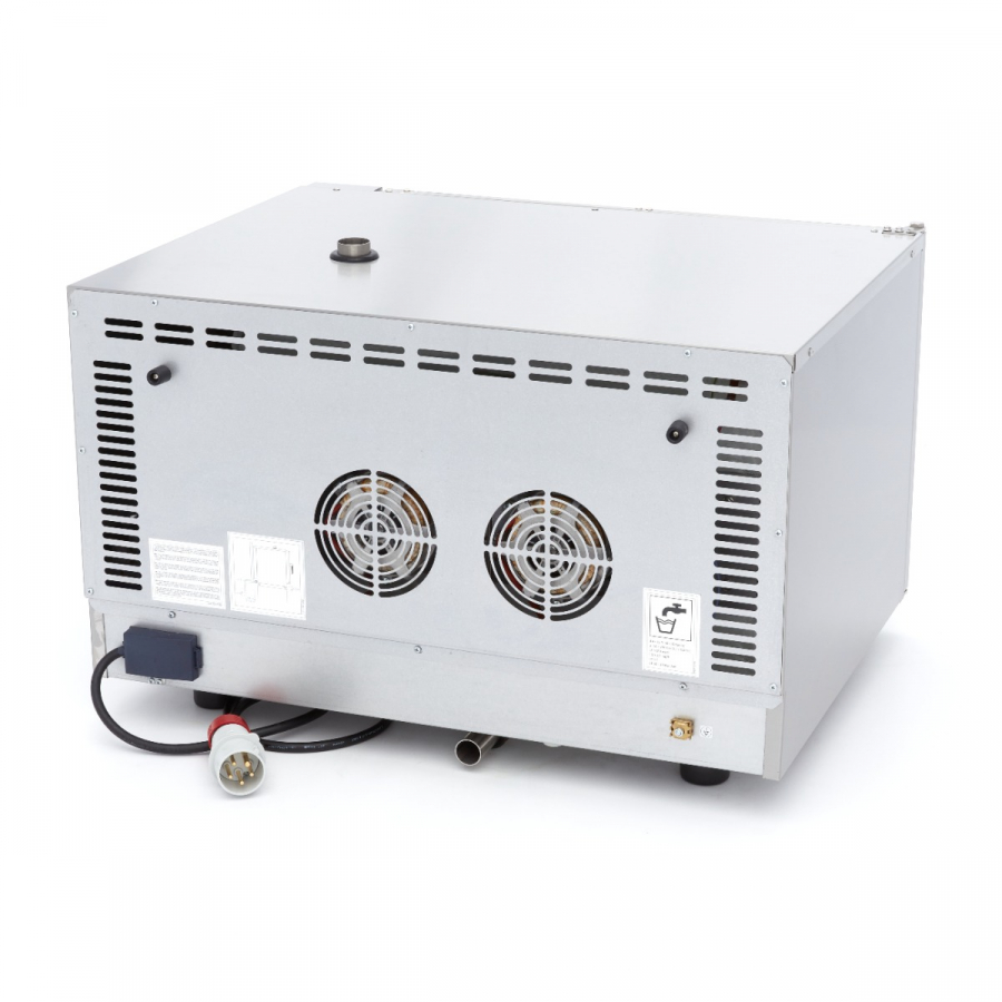 Kombi-stoomoven - Geschikt voor 4 bakken (1/1 GN / 60 x 40cm) - Digitale display - 400V