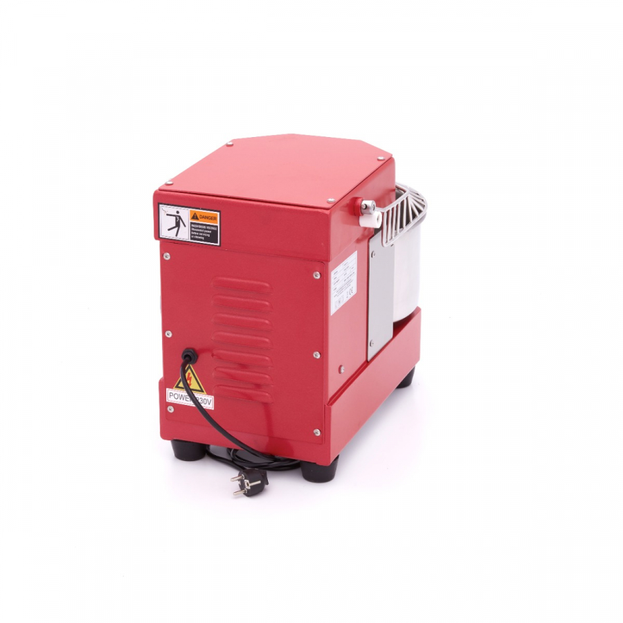 Teigmaschine 8L - 4,5 kg Teig - Himbeerrot