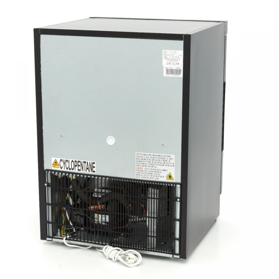 Gefrierschrank - 200L - 2 feste Regale - Schwarz