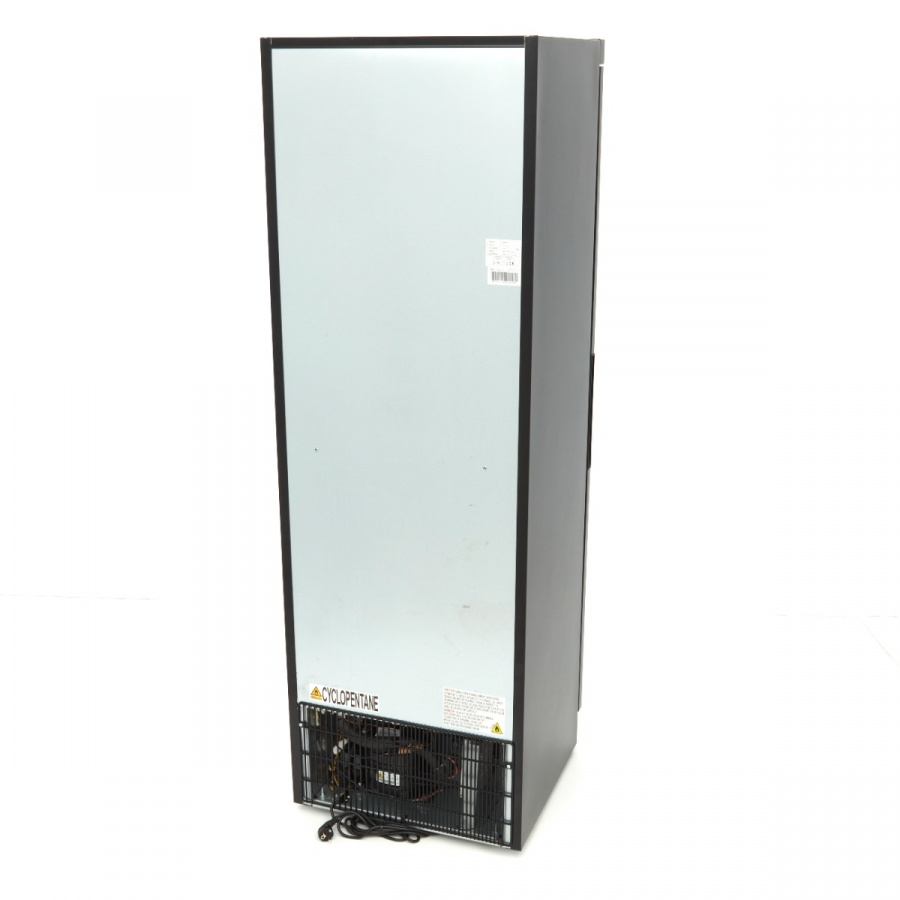 Gefrierschrank - 400L - 6 feste Regale - Schwarz