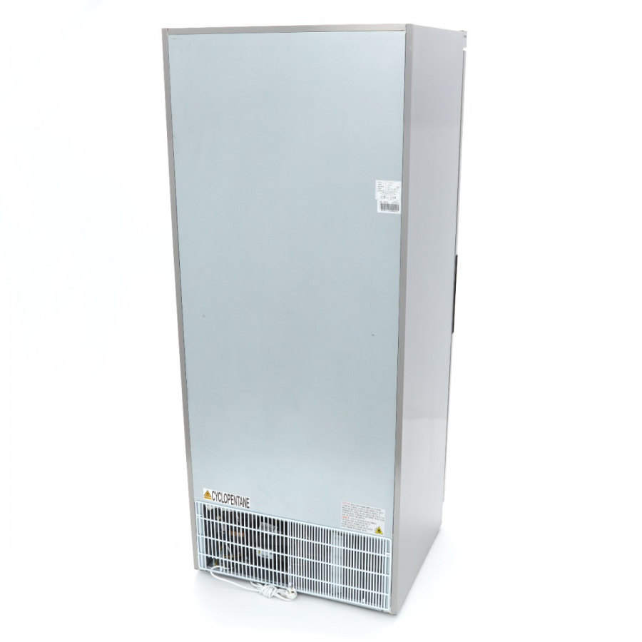 Gefrierschrank - 600L - 6 feste Regale - Edelstahl