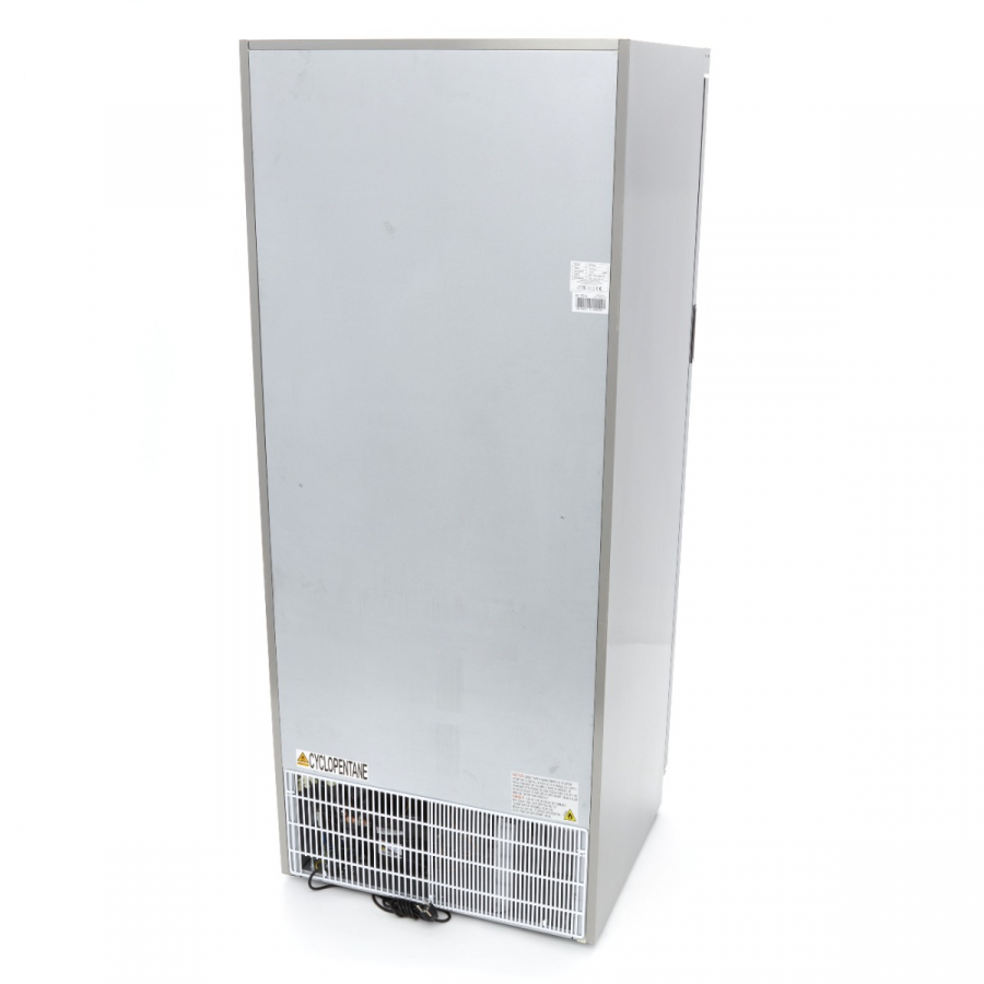 Gefrierschrank - 600L - Edelstahl - mit Glastür