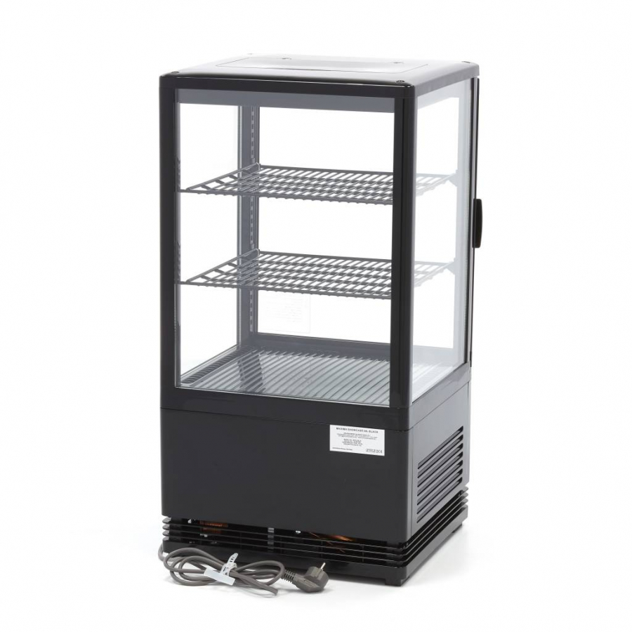 Kühlvitrine - 58 l - 43 cm - Schwarz