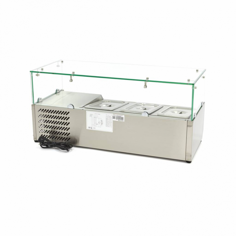Koelkast voor werkbladen - Voorbereiding - 95 cm - past 3 x 1/3 GN