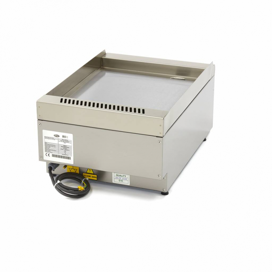 Commerciële grillplaat - Glad - Enkel apparaat - 60cm diep - Elektrisch
