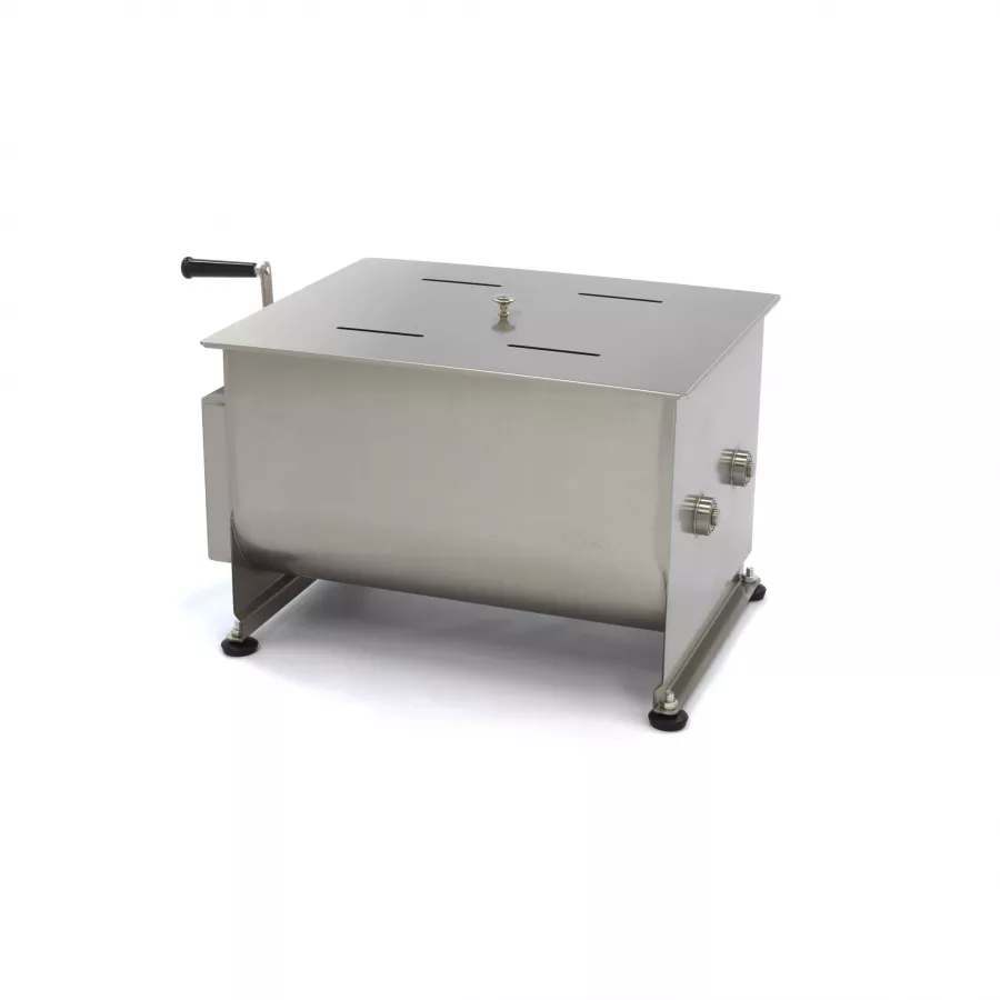 Fleischmischer - 50L - 43kg Fleisch - Doppelachse - Manuell