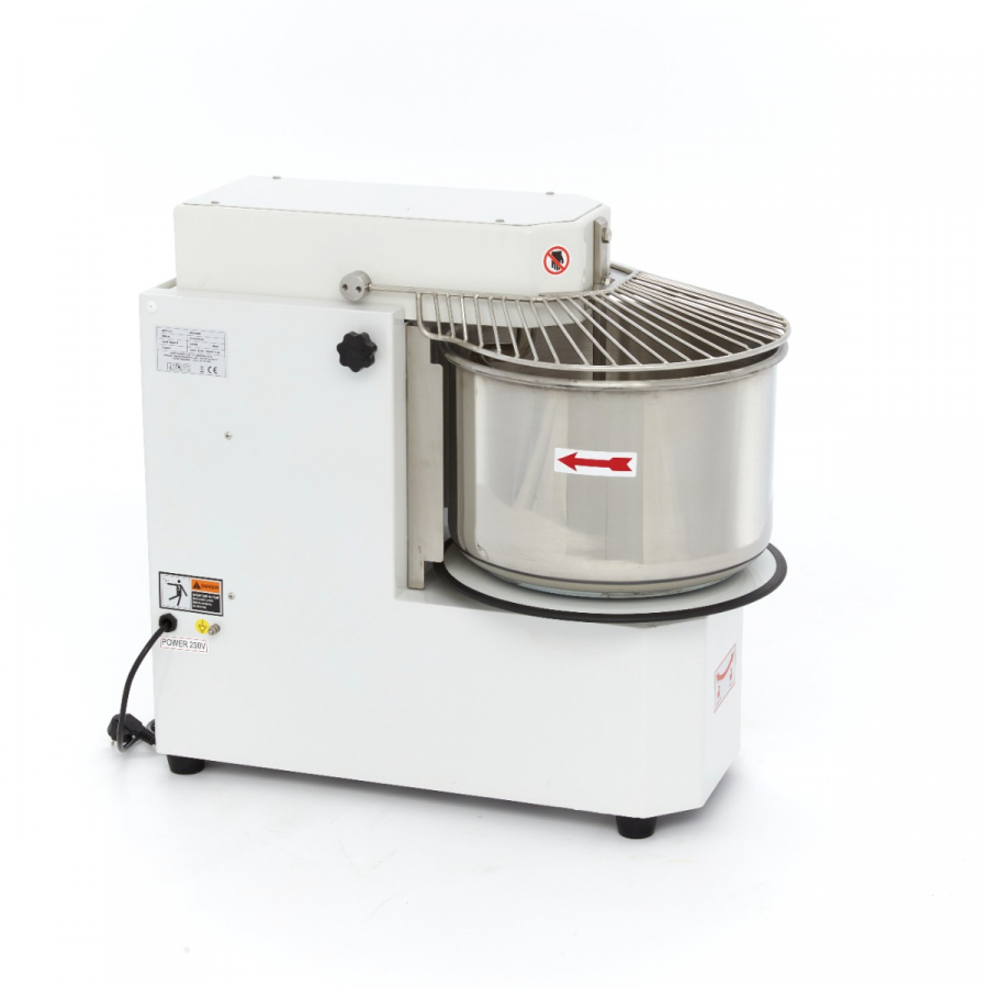 Teigkneter - 30L - 18kg Teig - 2 Geschwindigkeiten - abnehmbare Schüssel