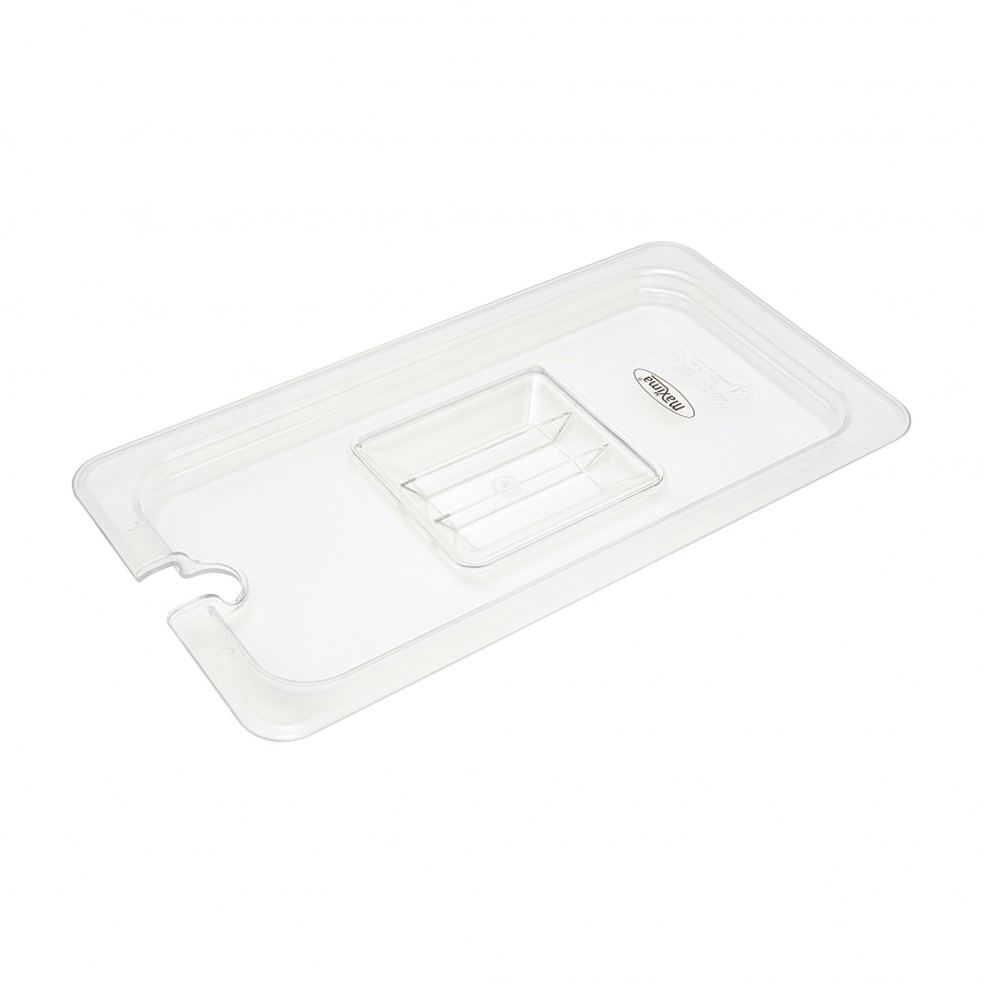 Gastronorm-Deckel - 1/3 GN - Polycarbonat - mit Vertiefung