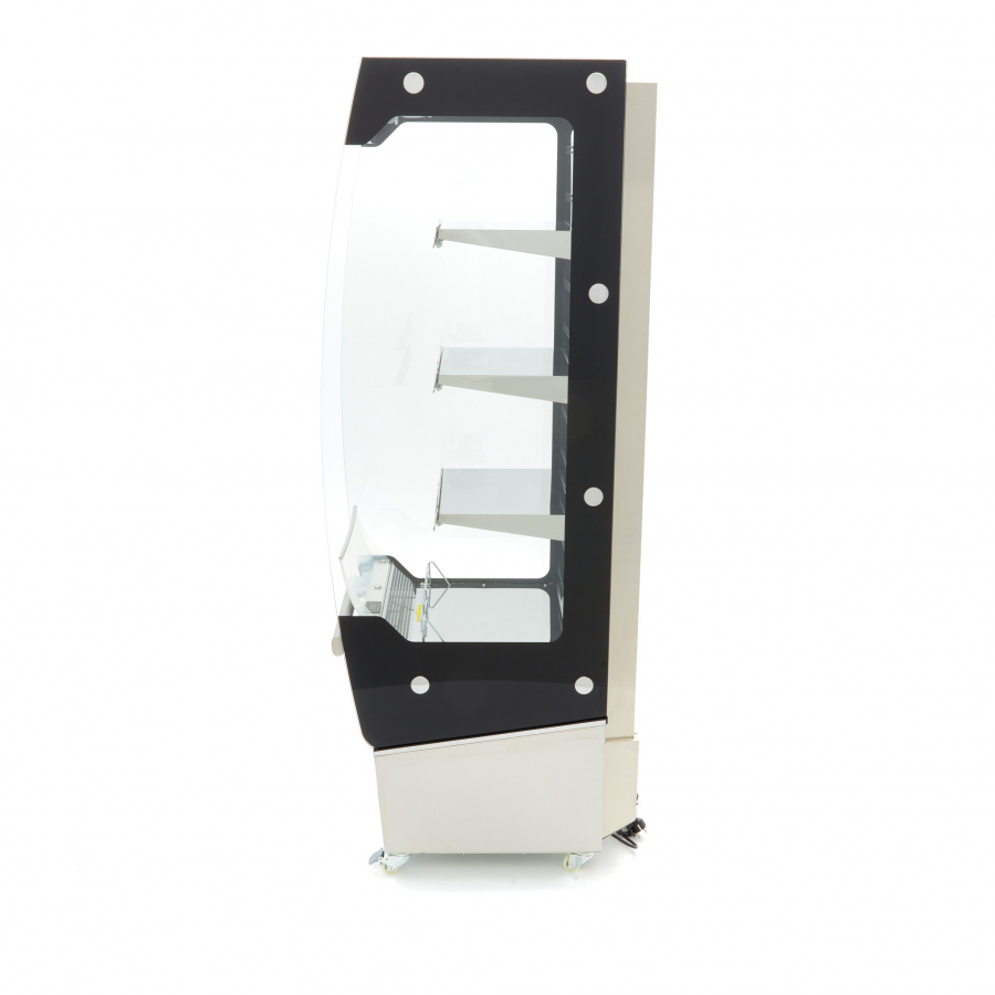 Glasdeur koelers - 220 l - 50 x 50 cm - Openen