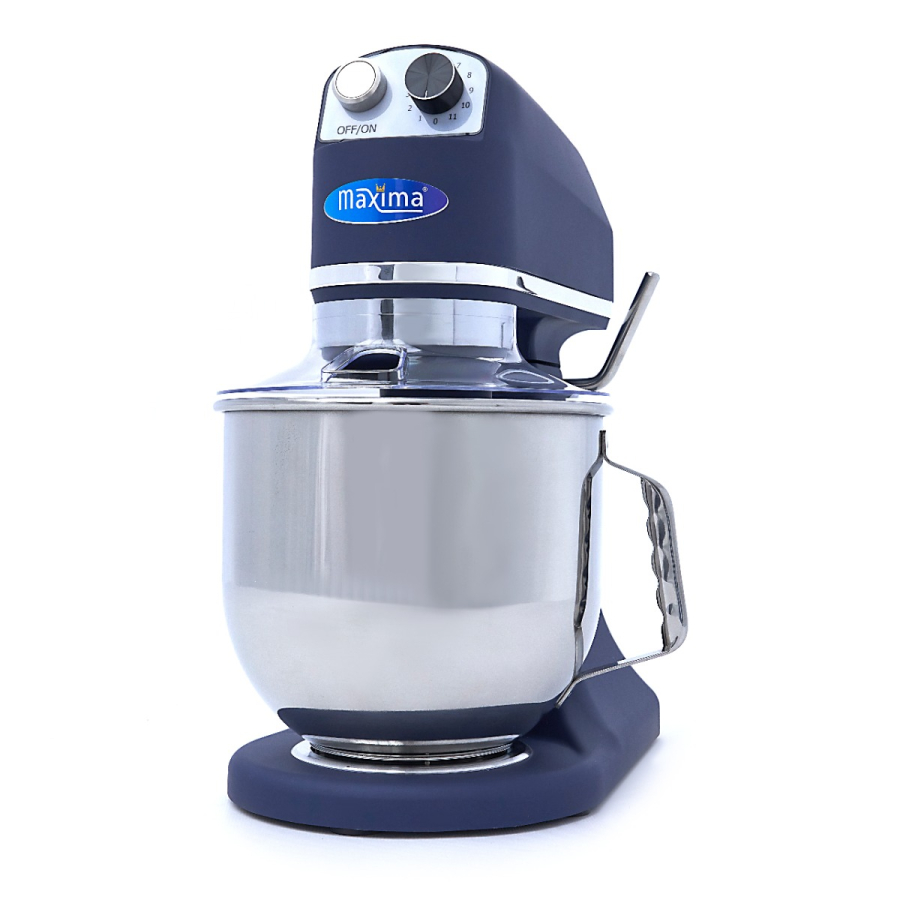 Keukenmachine 7L tot 2kg deeg Staalblauw Mat - Krachtige keukenmachine voor professionele toepassingen