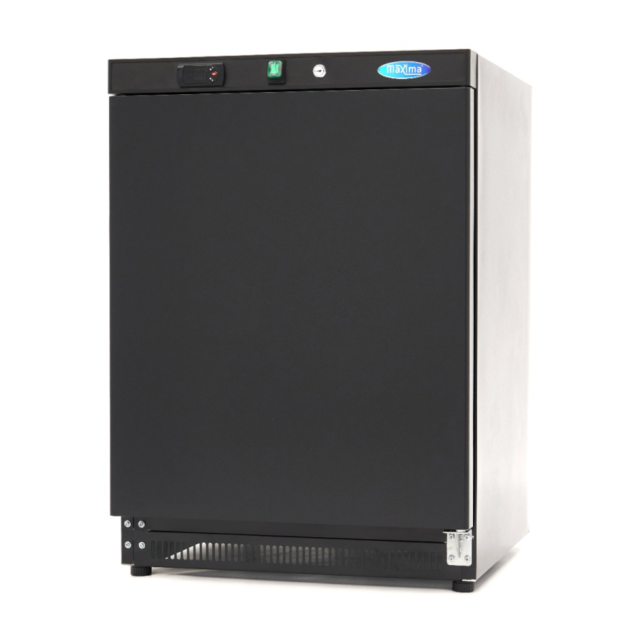 Koelkast 200L - 3 verstelbare planken - Zwart - Gastrohot